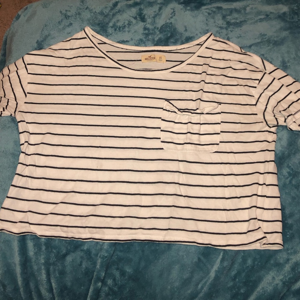 Striped crop top